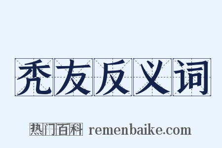 秃友反义词是什么意思的图片